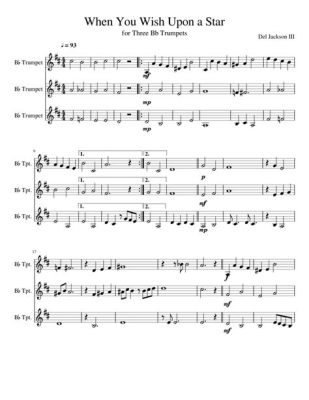 when you wish upon a star trumpet sheet music: How does the melody of When You Wish Upon a Star reflect the aspirations and dreams of humanity?